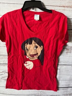 Kids Red Graphic Lilo Tee
